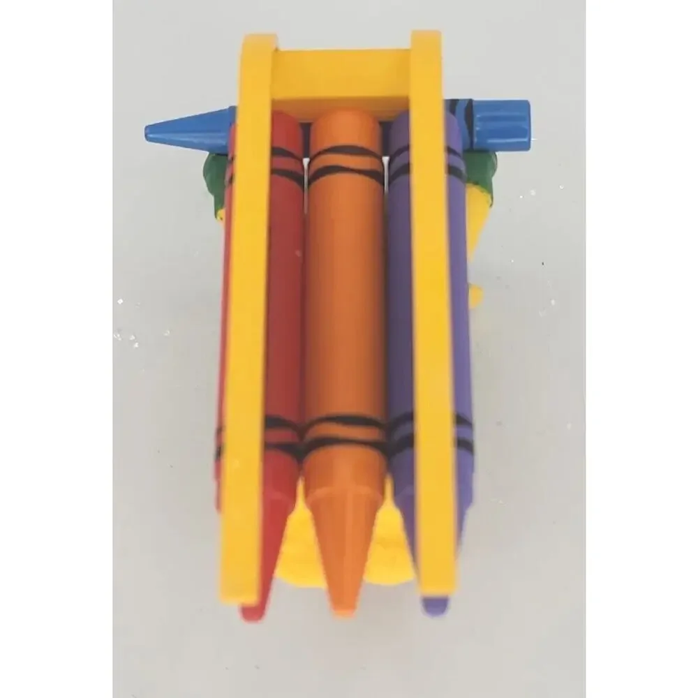 1998 Hallmark‎ Keepsake Bright Sledding Colors Crayola Christmas Ornament U236